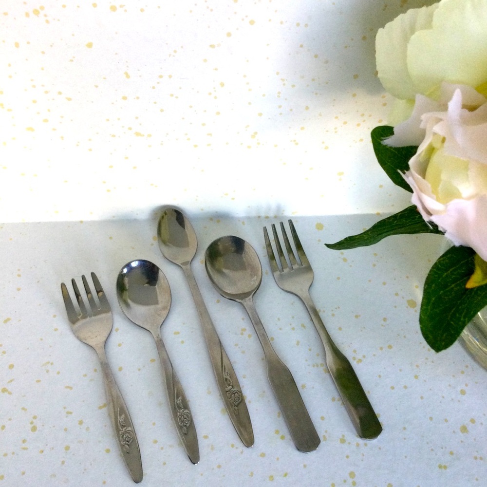 Vintage MCM Infant / Youth Silverware